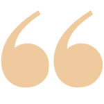white quotation mark
